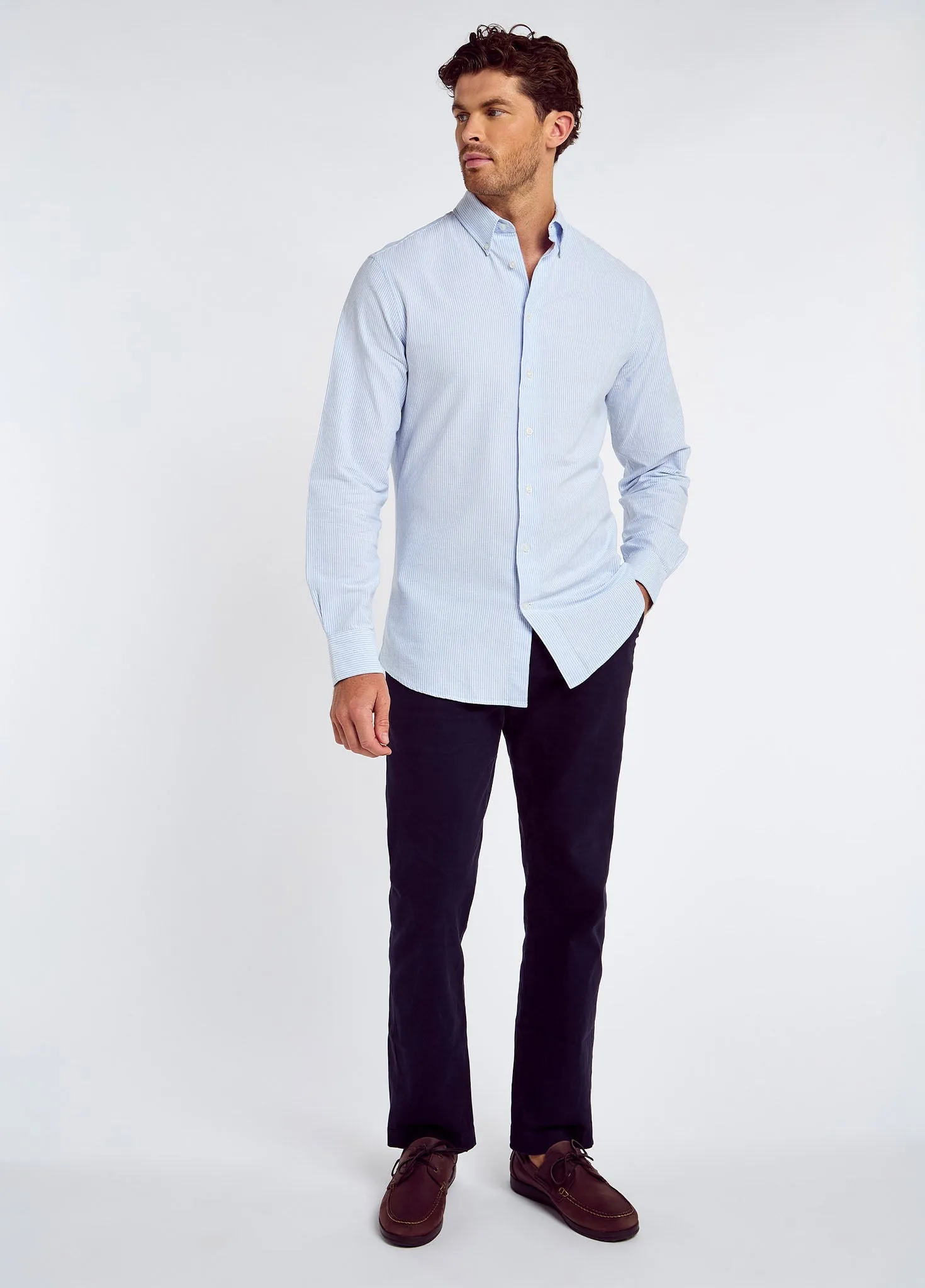 Clontarf Men’s Oxford Shirt - Blue Multi