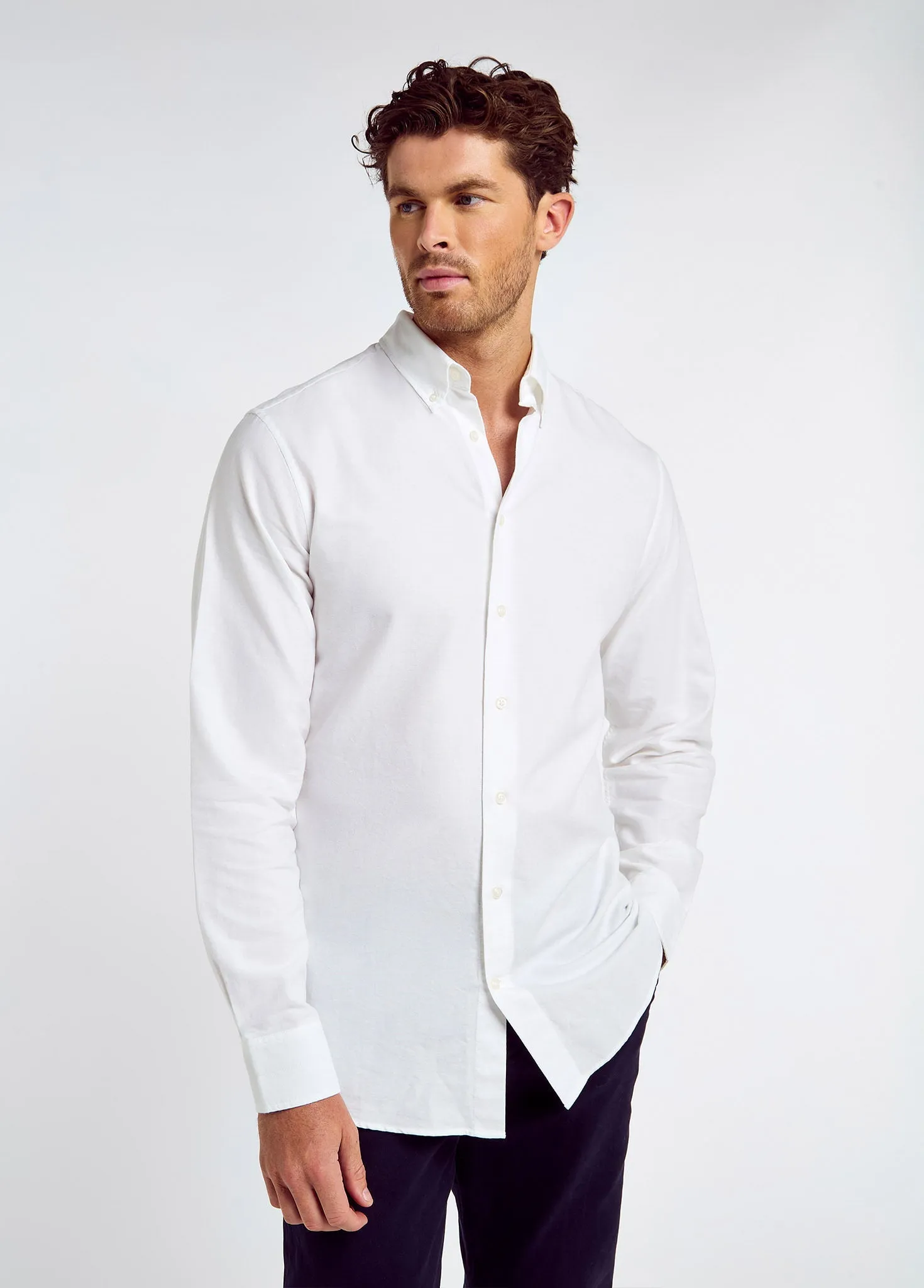 Clontarf Men’s Oxford shirt - White