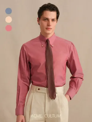 Color-Shifted Cotton Oxford Shirt