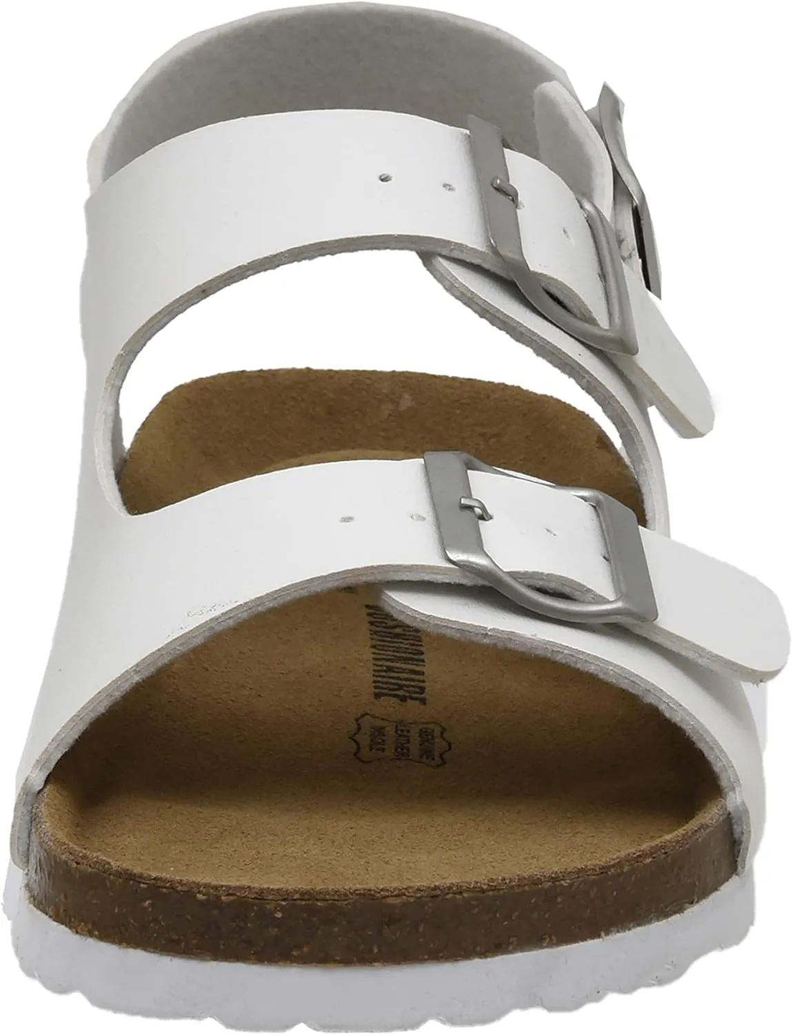 CUSHIONAIRE Men's Leland Cork footbed Sandal with  Comfort