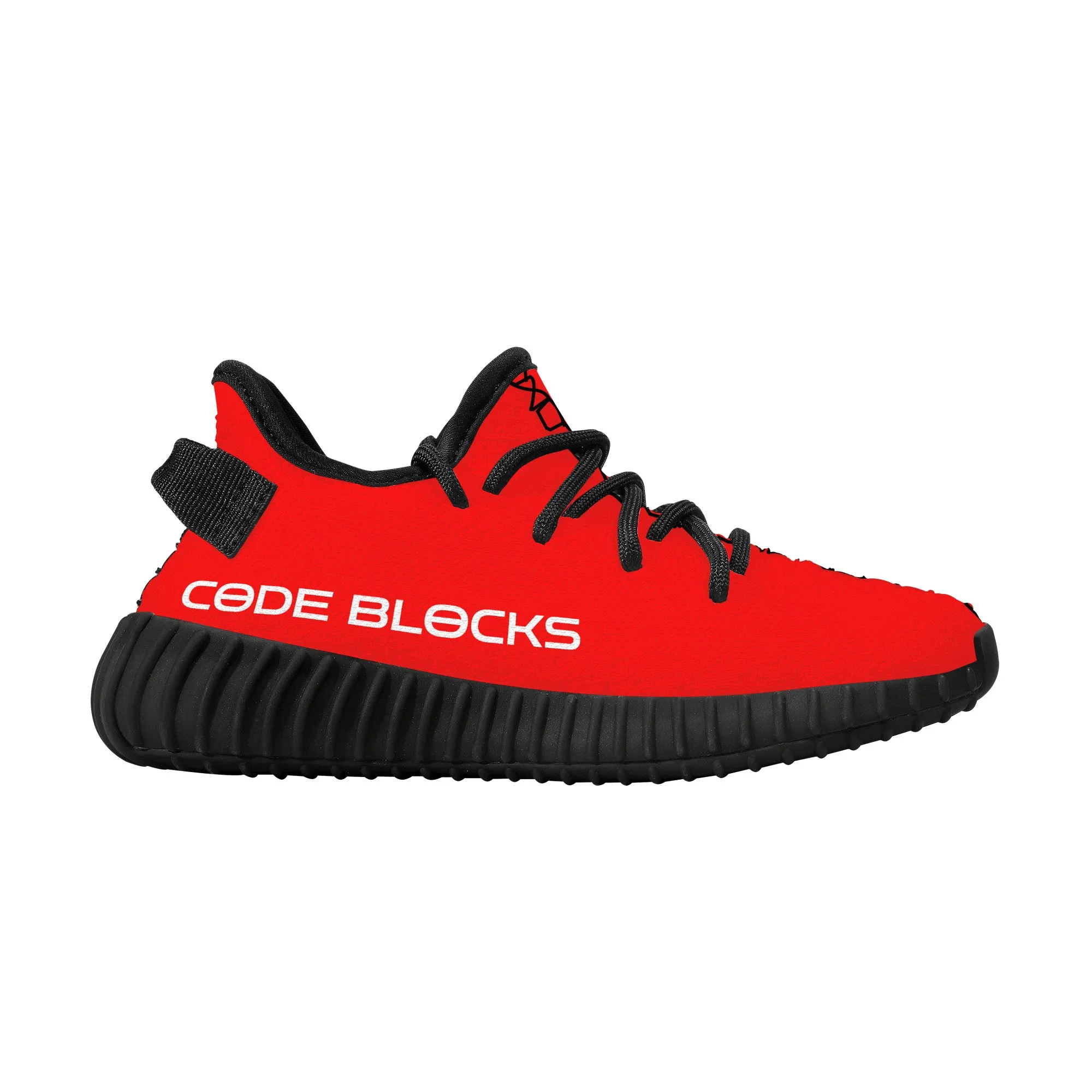 D18 Kids Mesh Knit Sneaker - Black