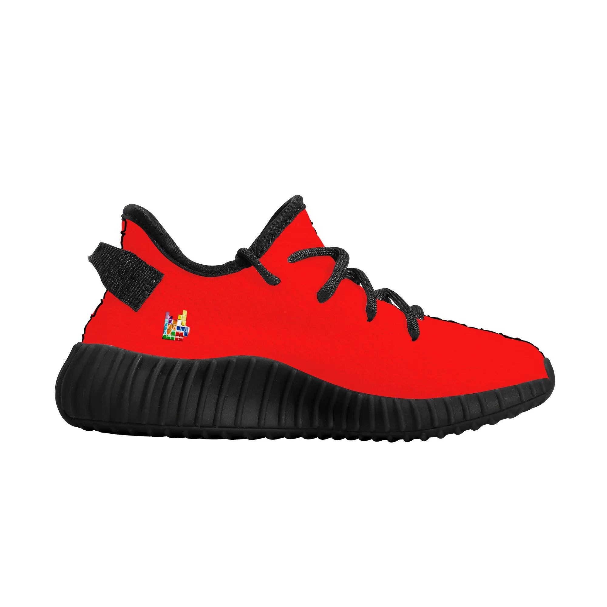 D18 Kids Mesh Knit Sneaker - Black
