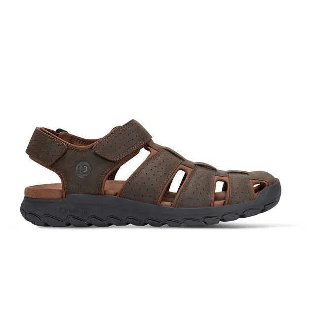 Dunham Men's Norwood Casual Fisherman Sandals Dark Brown