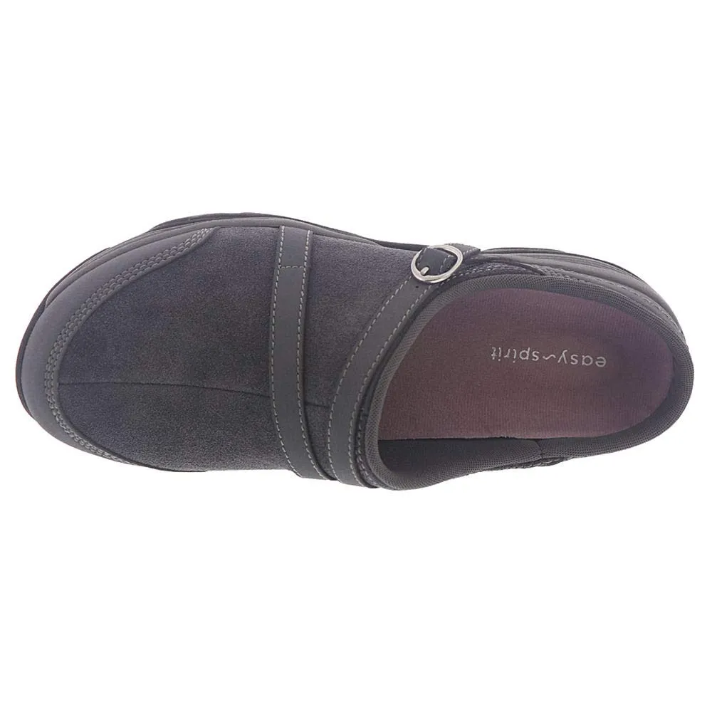 Easy Spirit Women's Equinox Mule, Grey Suede, 8