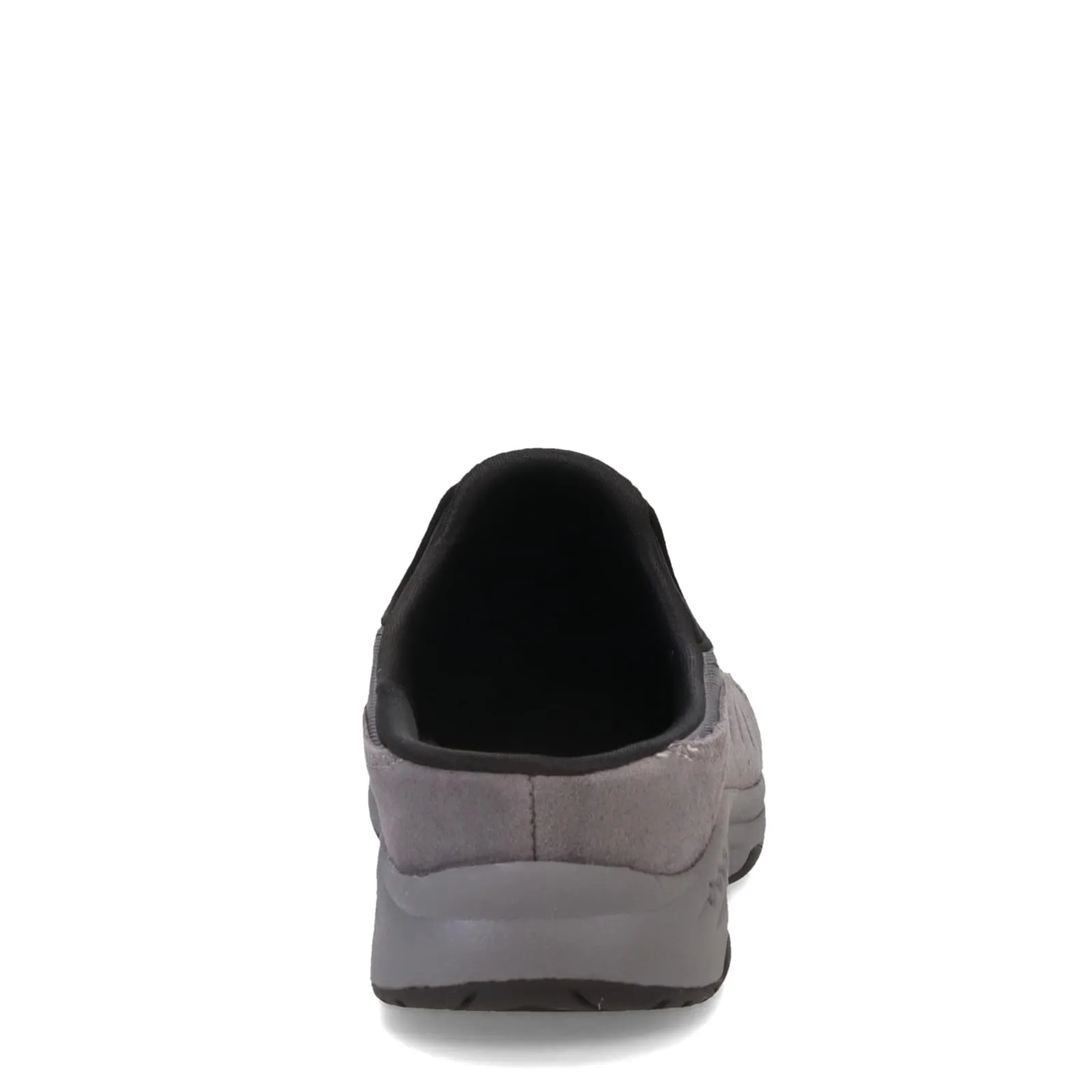 Easy Spirit Women's Traveltime Mule, Dark Grey Suede Multi, 8