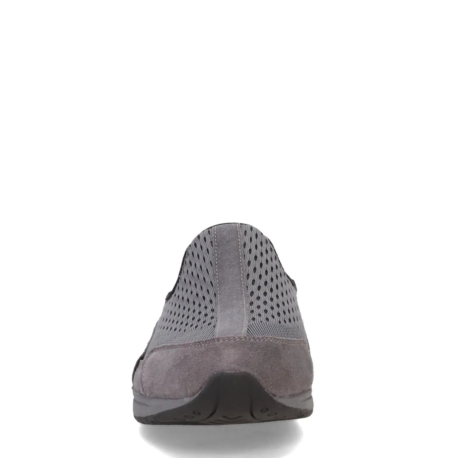Easy Spirit Women's Traveltime Mule, Dark Grey Suede Multi, 8