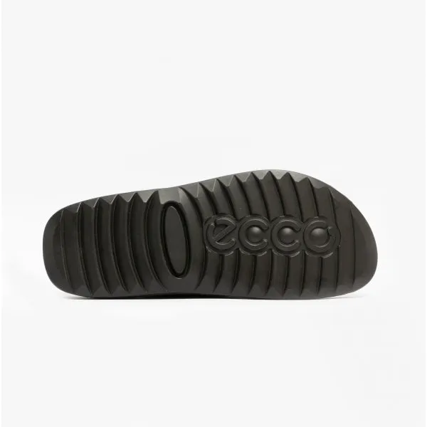 ECCO 2ND COZMO Mens Leather Mule Sandals Mocha