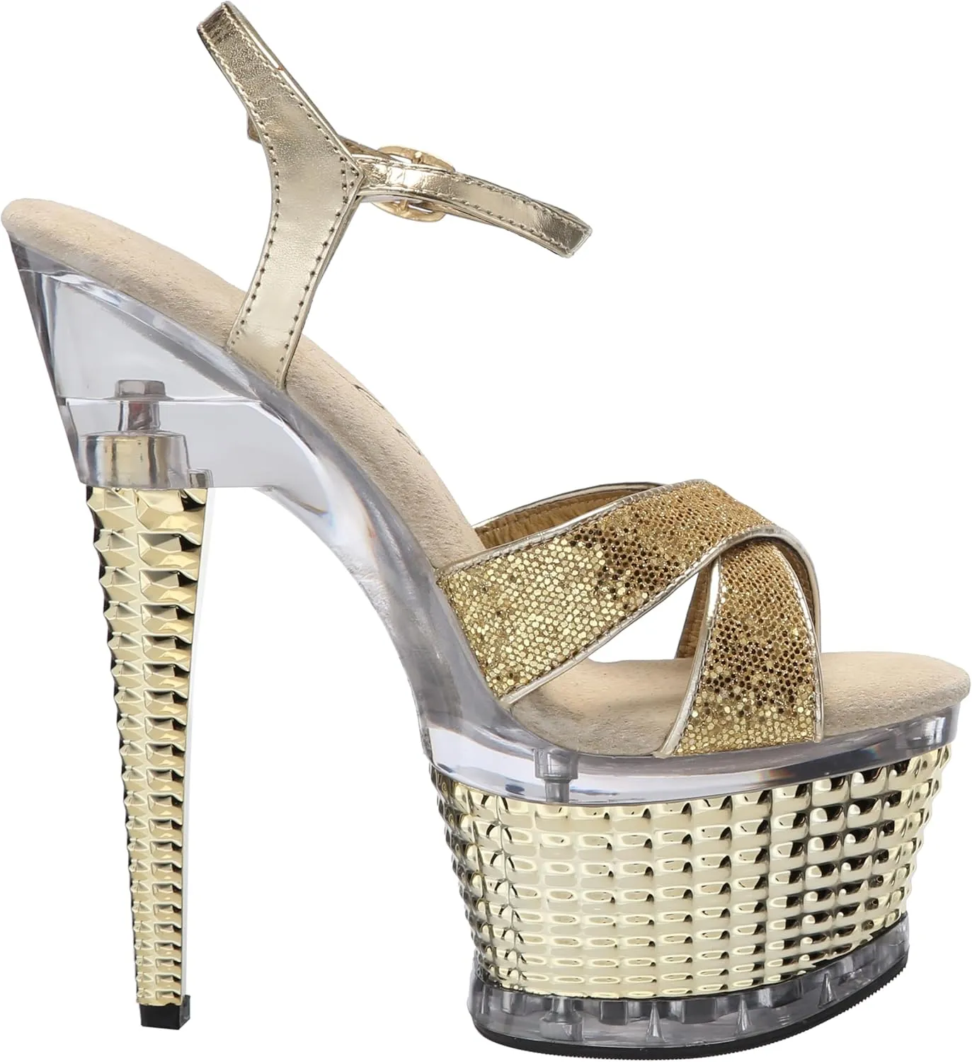Ellie Shoes Women's 649-Disco Platform Sandal