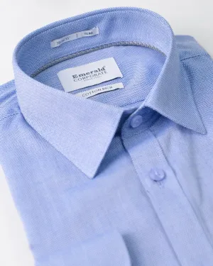 Emerald Corporate Royal Oxford Slim Fit-Navy