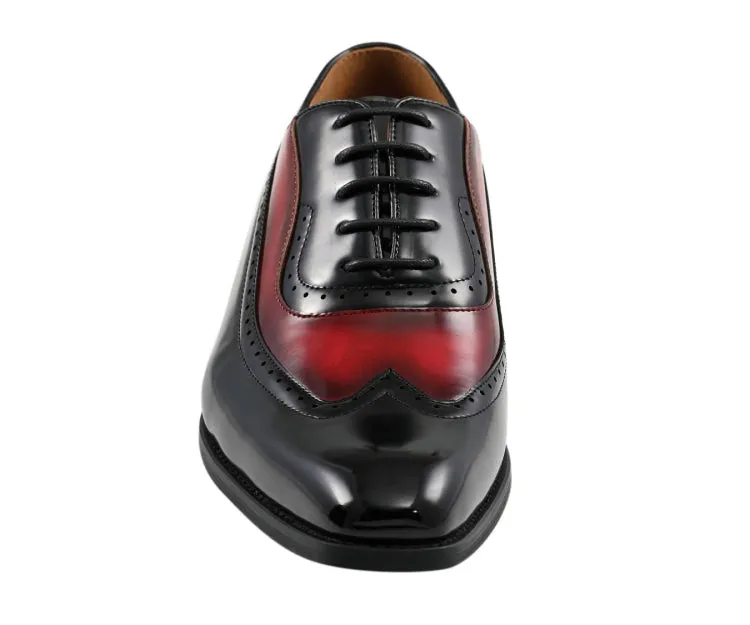 Everett Red Oxford Shoes