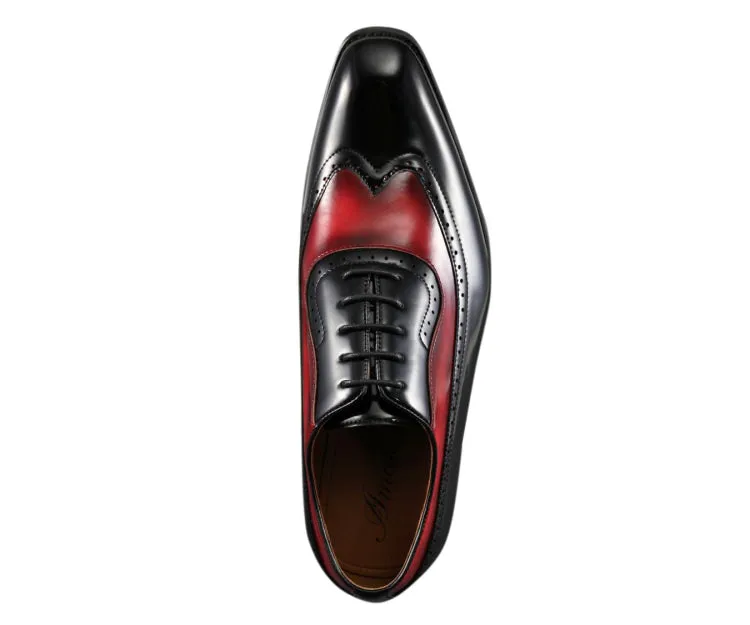 Everett Red Oxford Shoes