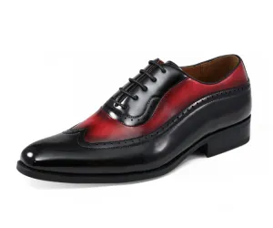 Everett Red Oxford Shoes