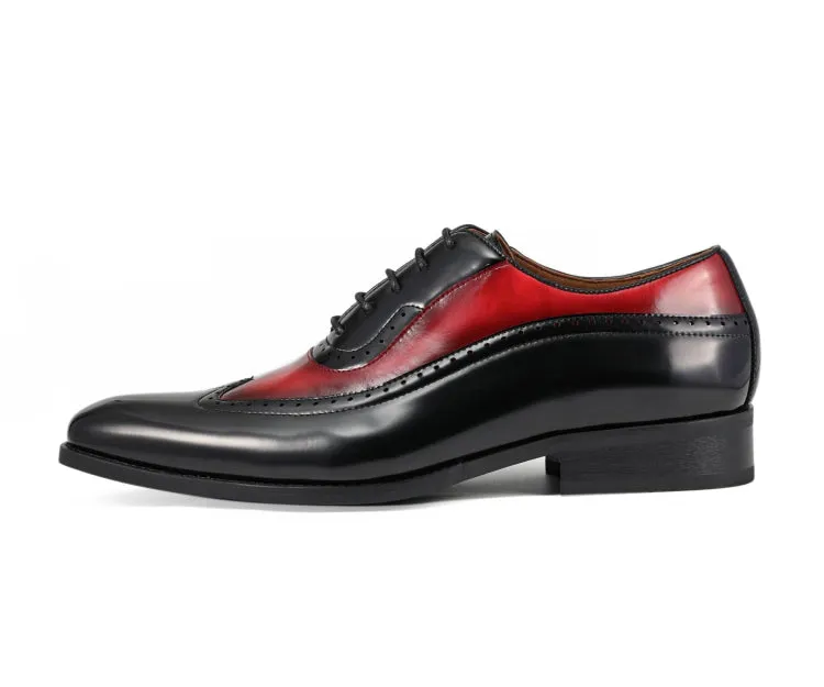 Everett Red Oxford Shoes
