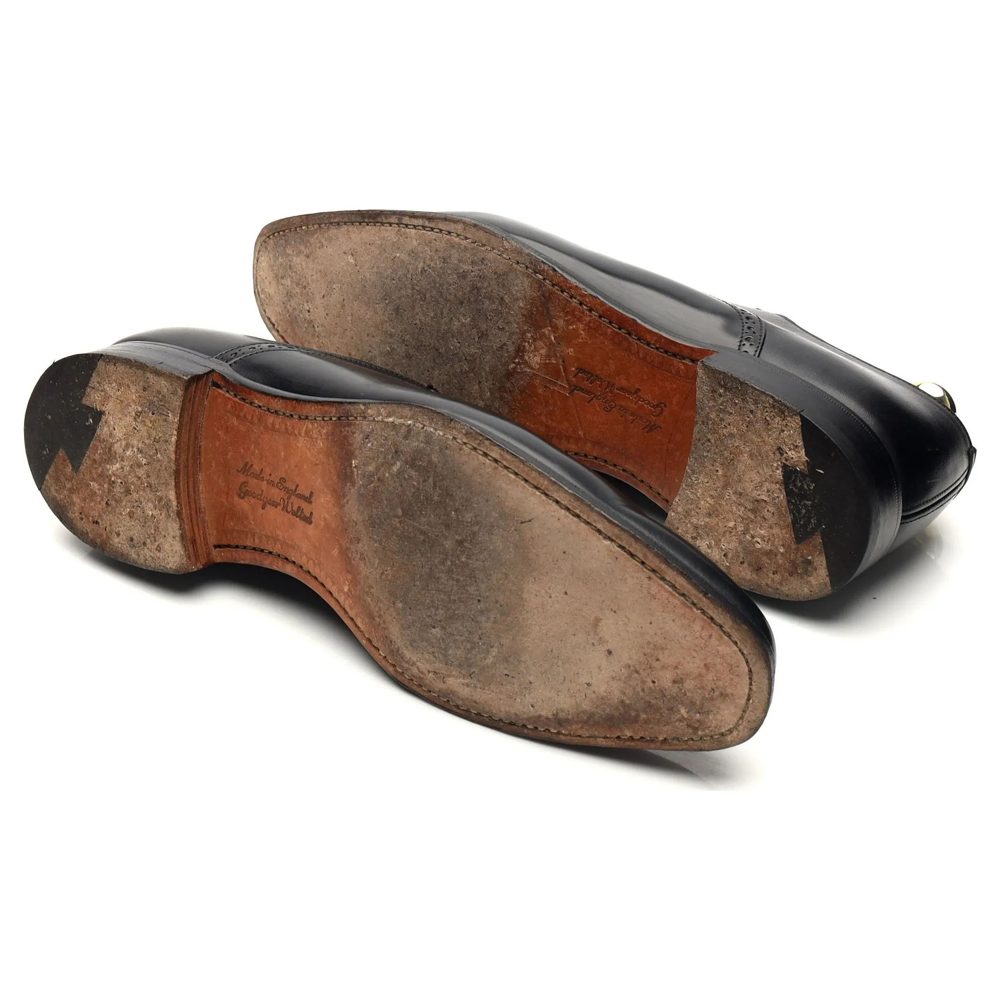'Finsbury' Black Leather Oxford UK 6.5 F