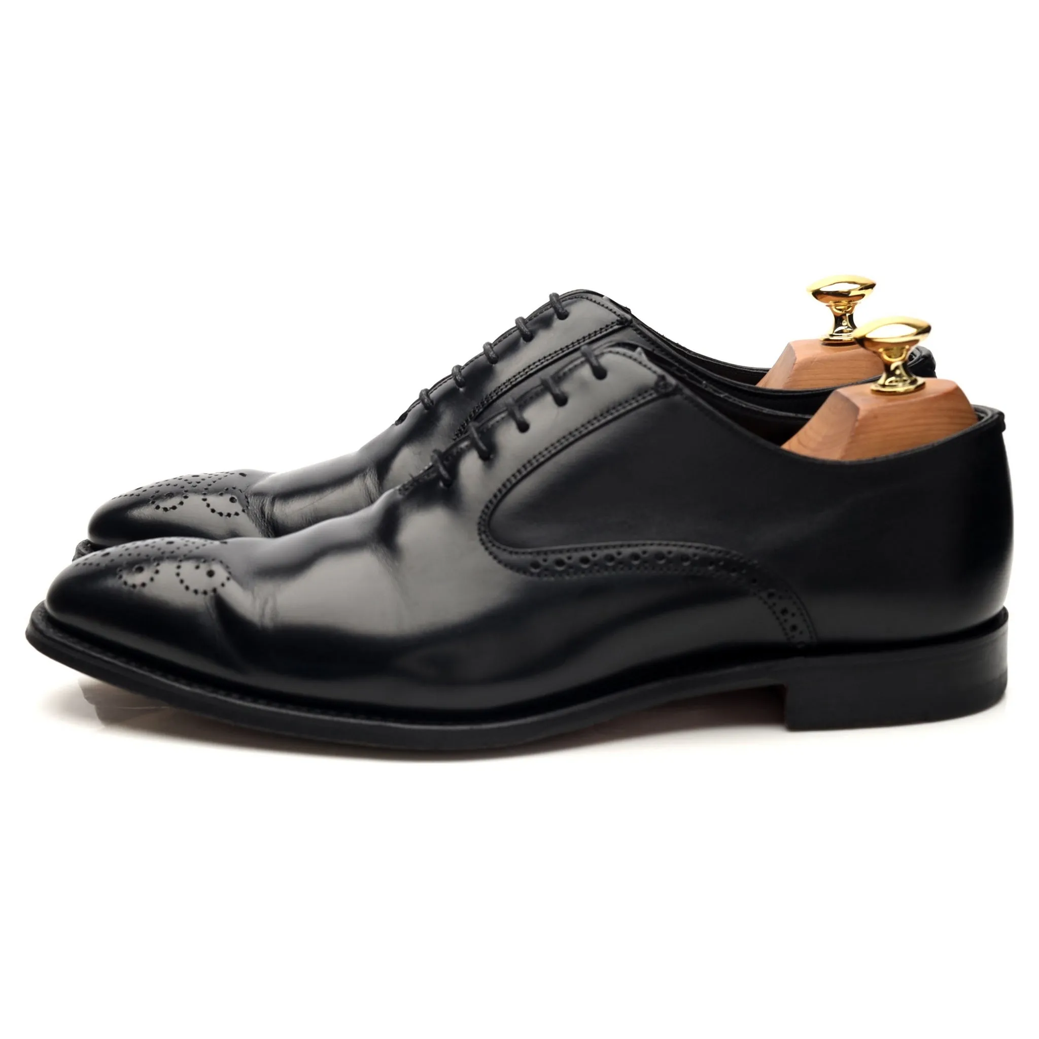 'Finsbury' Black Leather Oxford UK 6.5 F