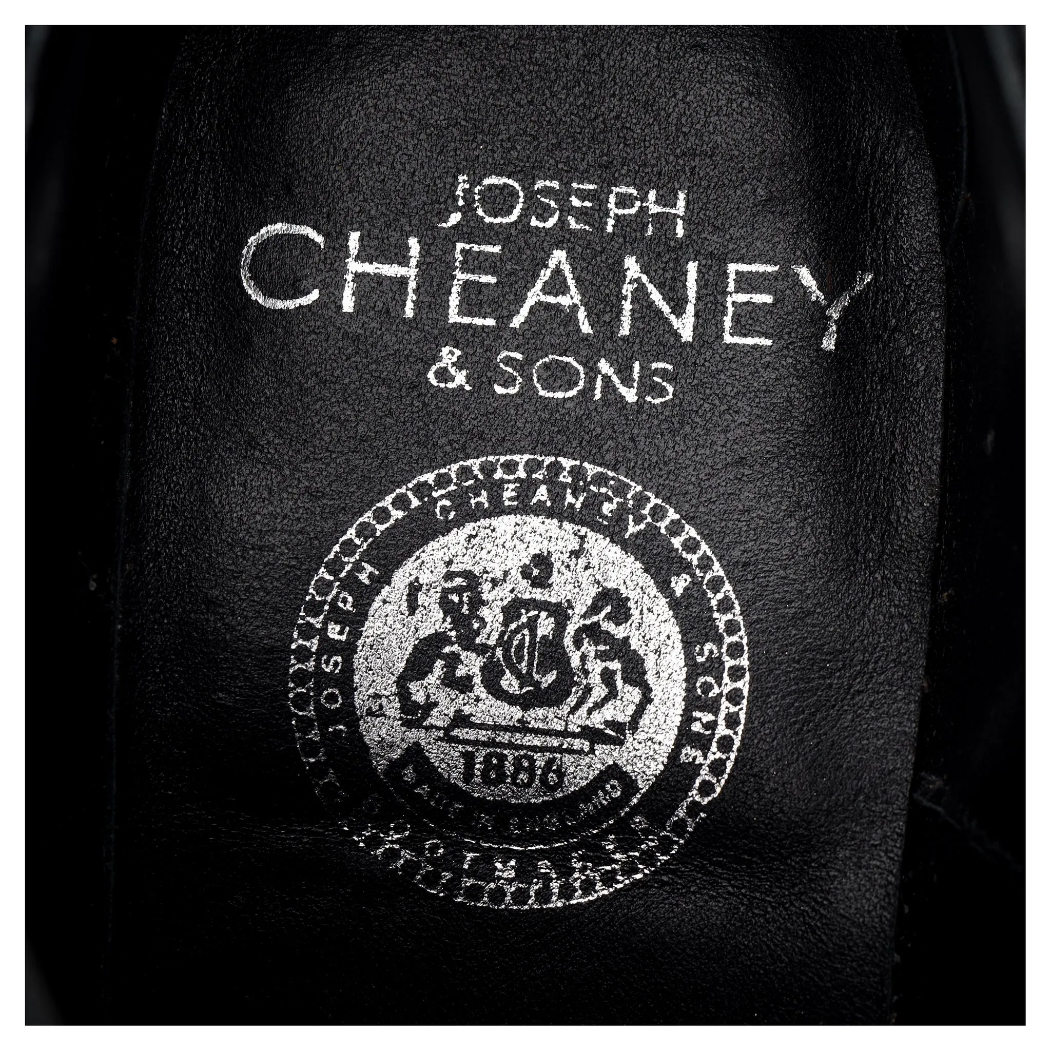 'Finsbury' Black Leather Oxford UK 6.5 F
