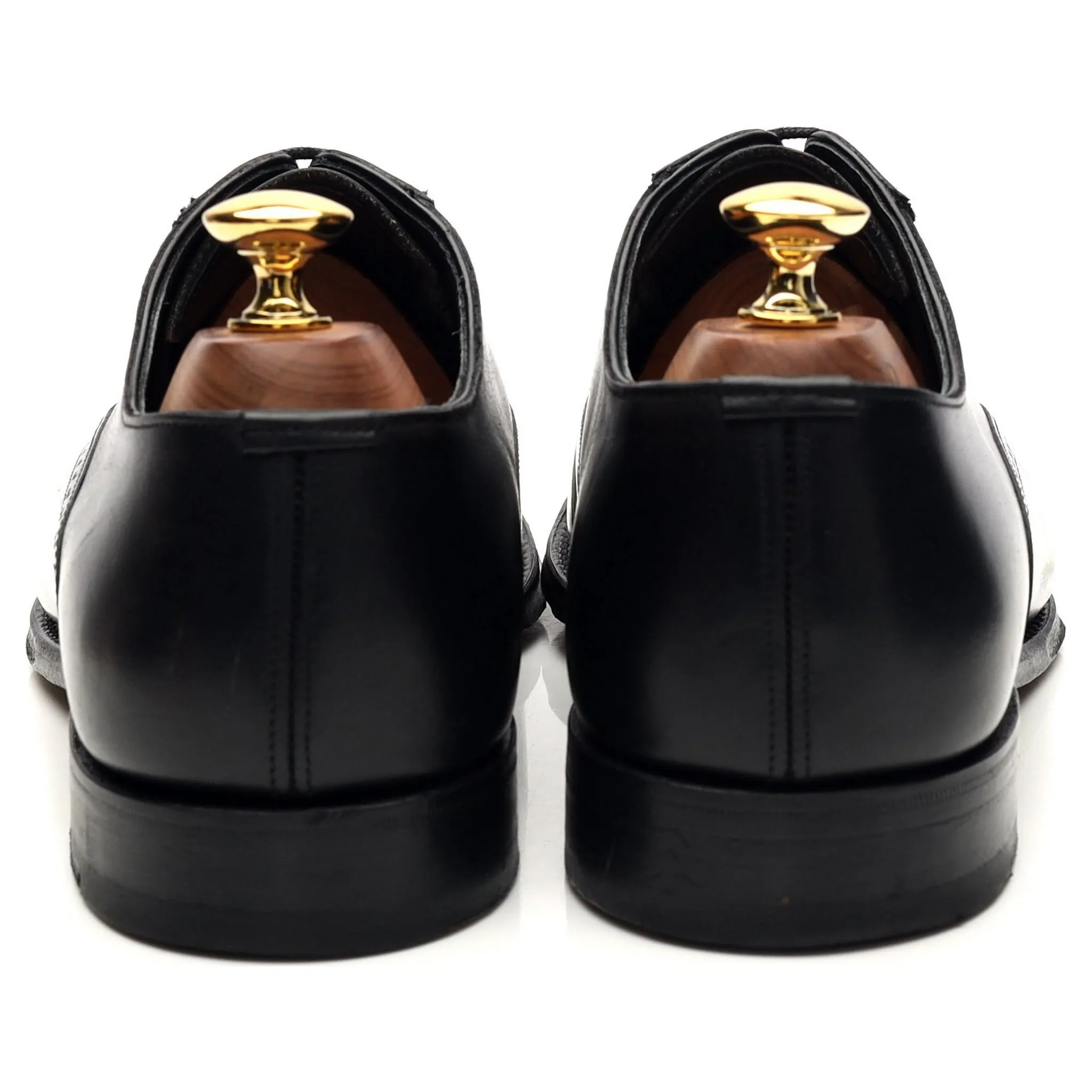 'Finsbury' Black Leather Oxford UK 6.5 F