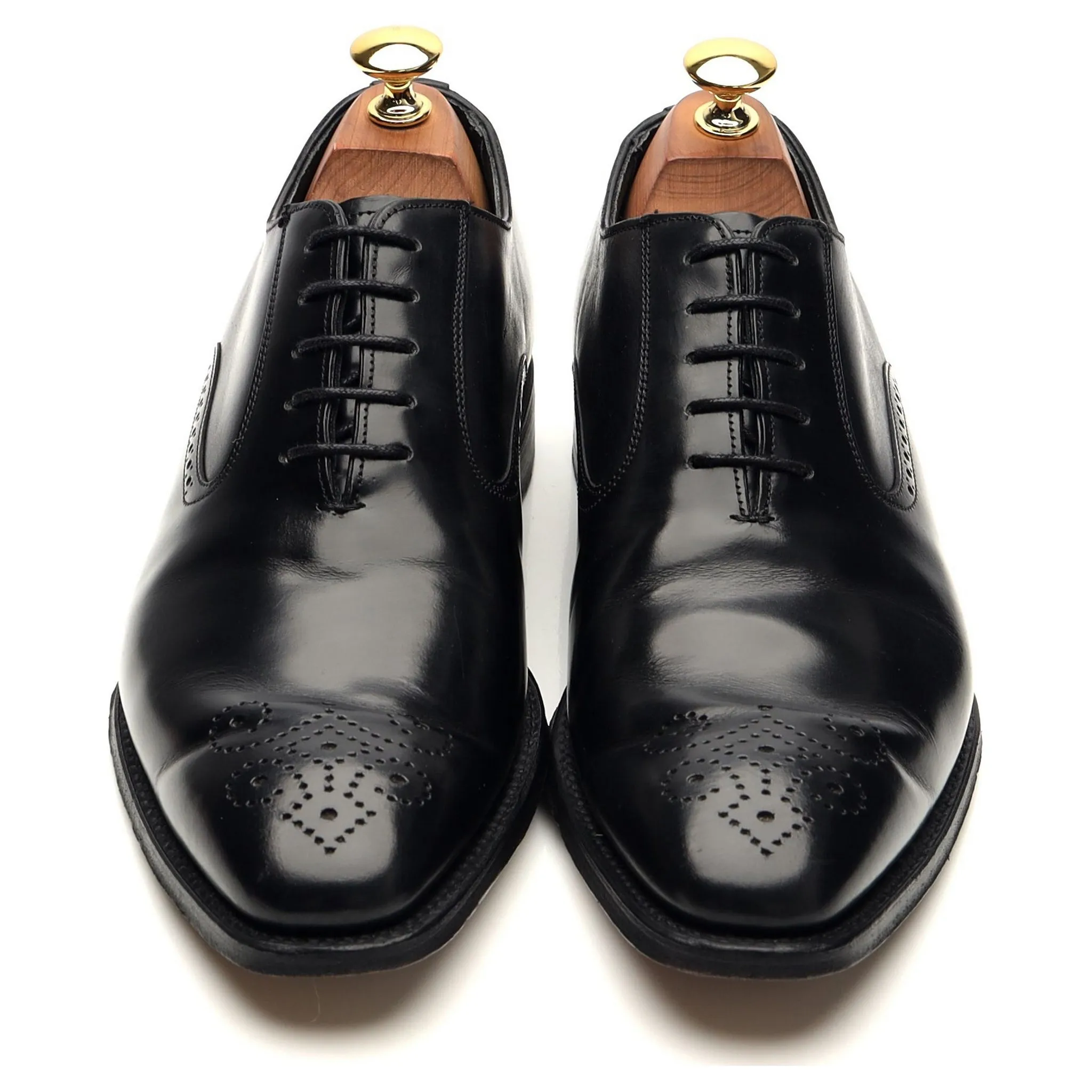 'Finsbury' Black Leather Oxford UK 6.5 F