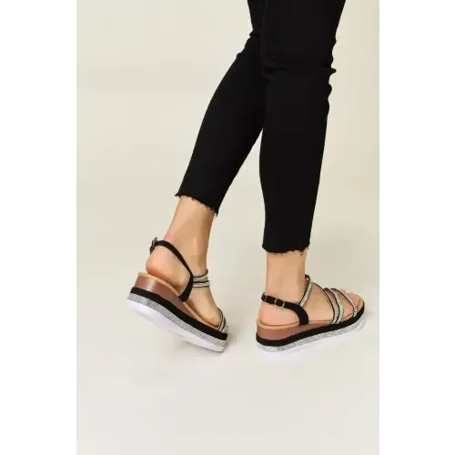 Forever Link Strappy Wedges