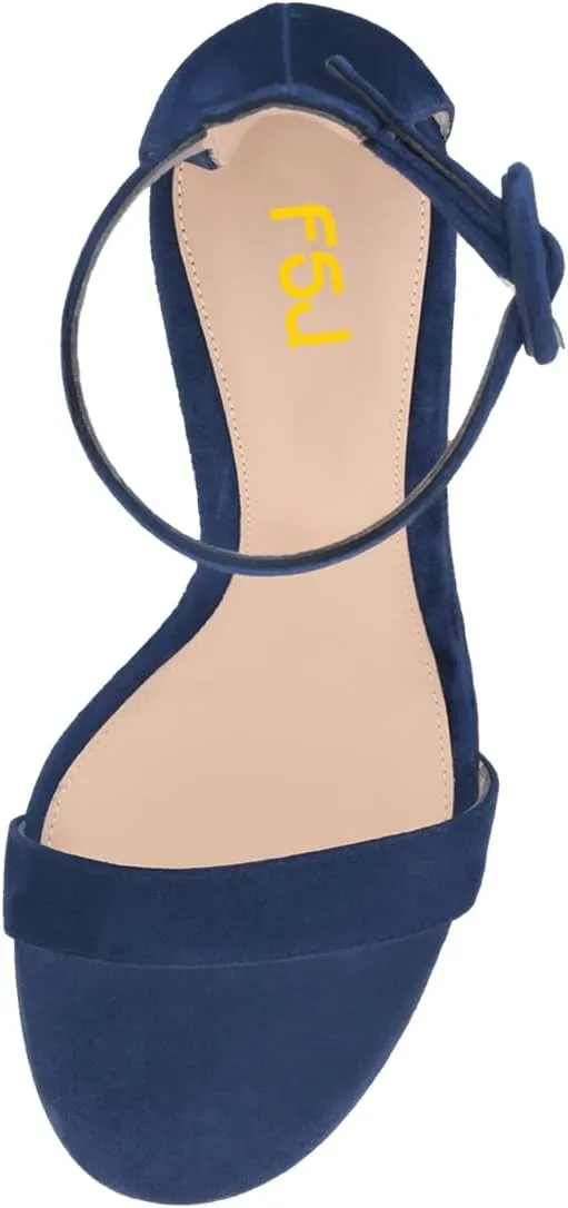 FSJ Women Dressy Open Toe Ankle Strap Butterfly High Heel Sandal Strappy Date Cocktail Nightclub Pumps Shoes Size 4-16 US