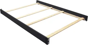 Full-Size Conversion Kit Bed Rails #0050 for Delta Children Convertible Cribs - Solid Wood Rail - Toddler and Adult Bed Rail for Full-Size Beds - Nursery and Baby Furniture (Black Espresso - 907)