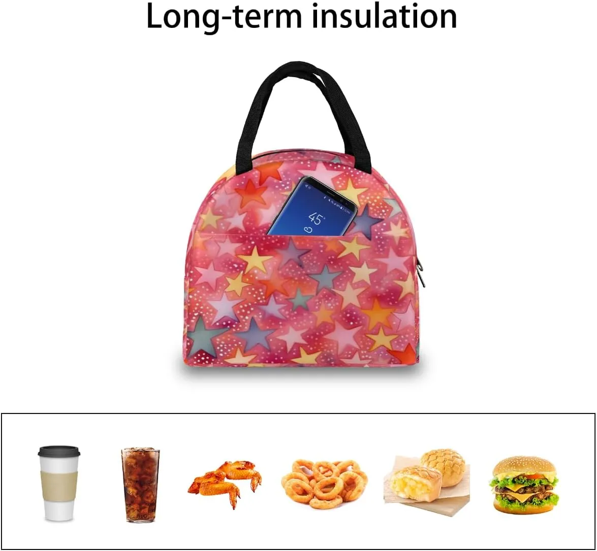 Funny Romance Lunch Tote Bag Reusable Insulated Bags Waterproof Adult Portable Meal Cooler Pack for Women Men Picnic Office Work Travel