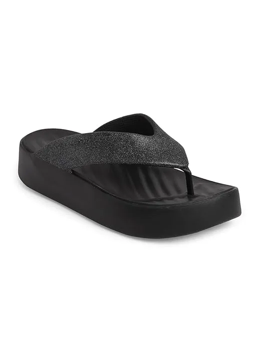 Getaway Platform Glitter Flip