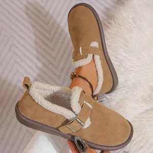 GS Mule | Luxe gevoerde muiltjes met gesp voor dames