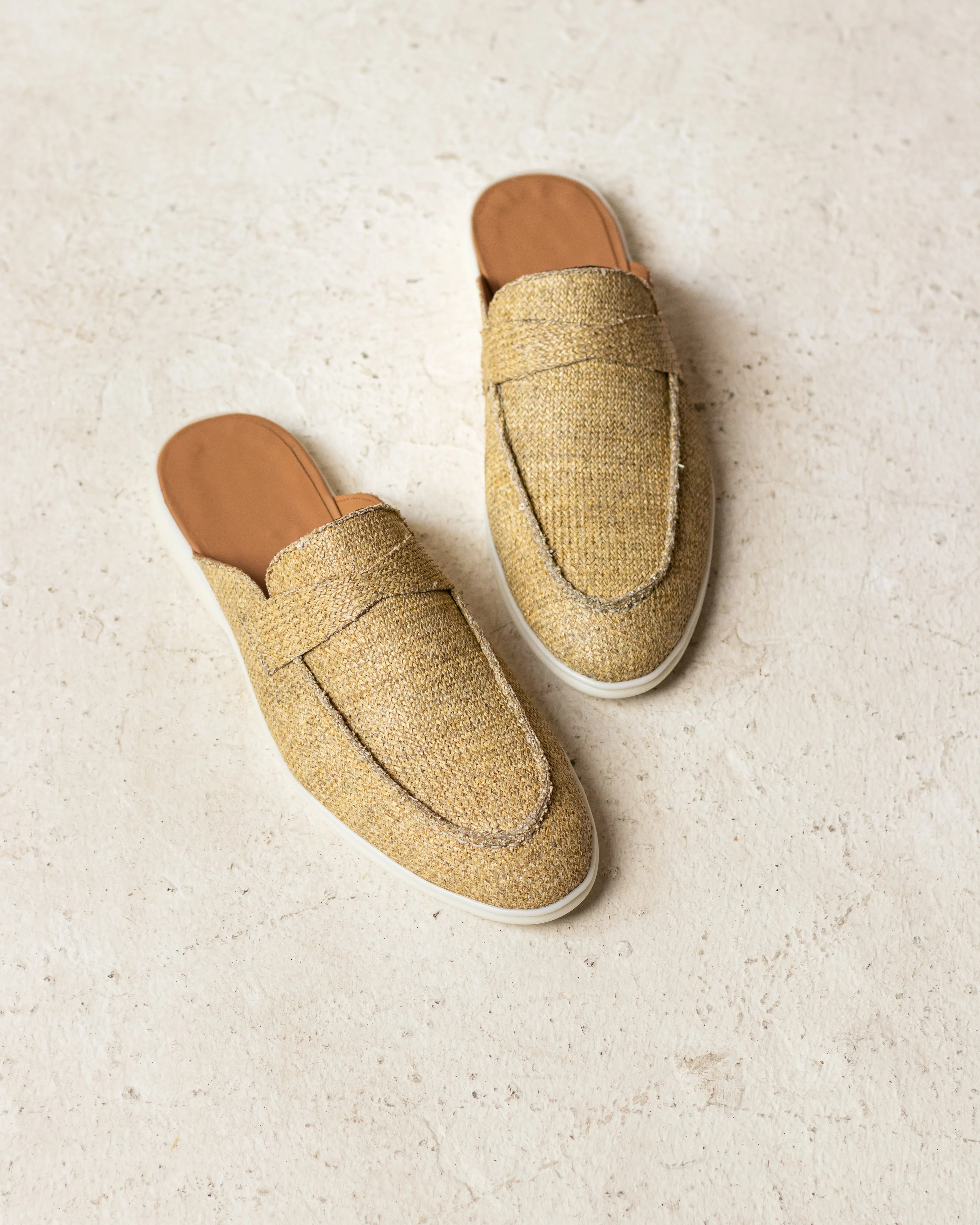 Heritage Mule Natural Raffia For Men 305