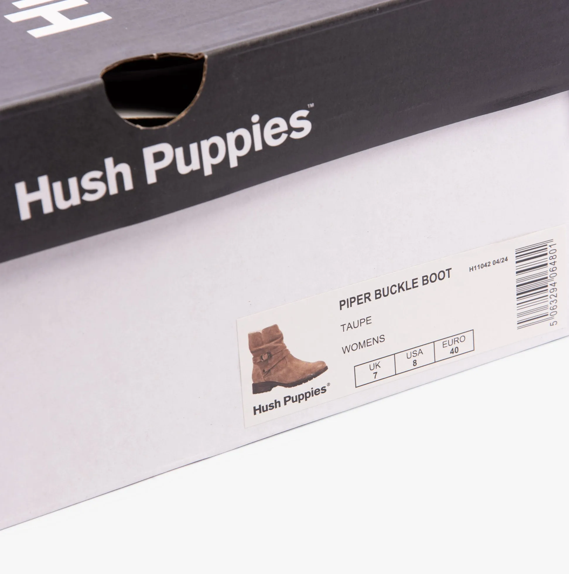Hush Puppies CONRAD Mens Slippers Grey