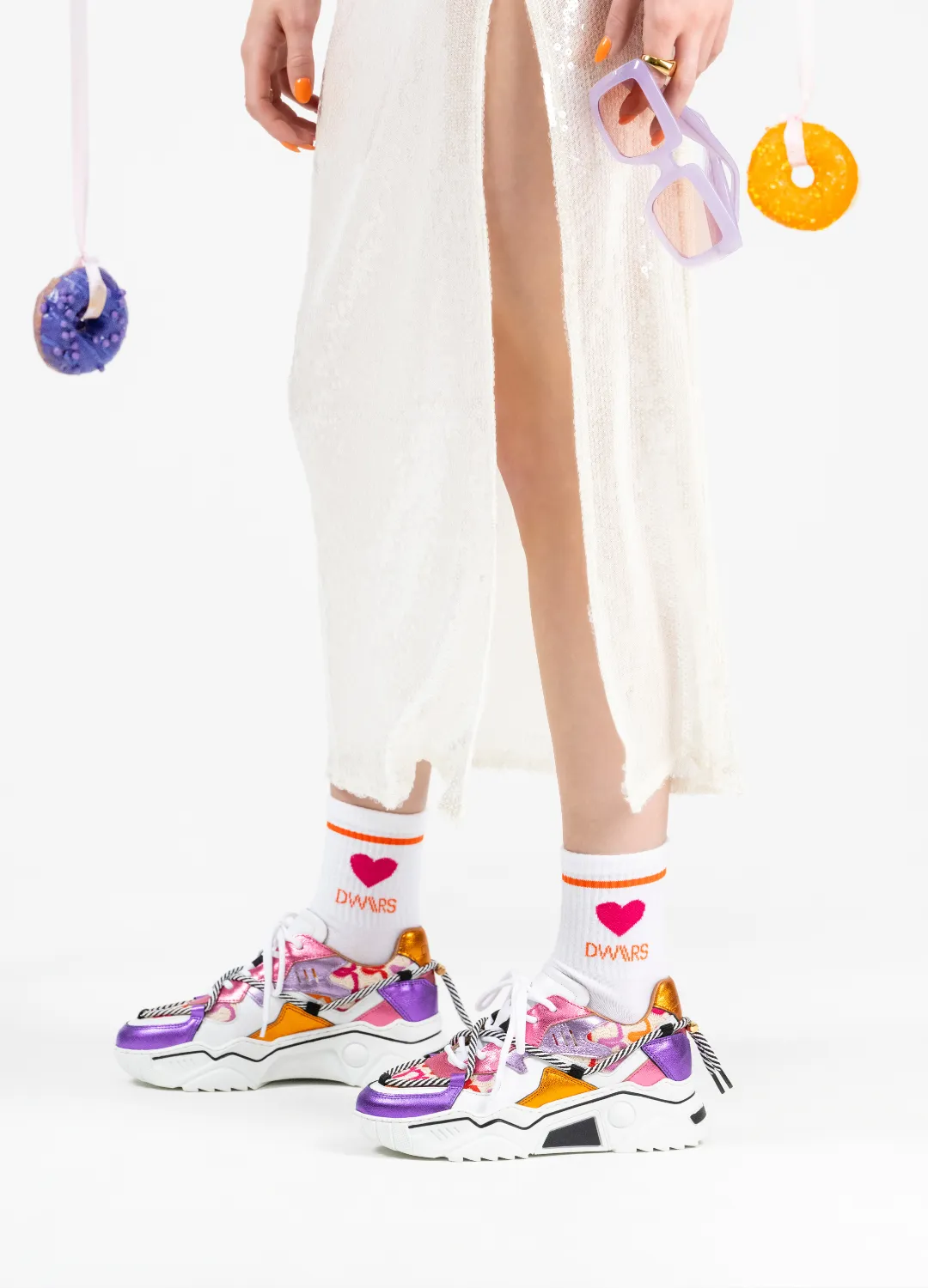 JUPITER metallic - Sneakers | Pink / Purple