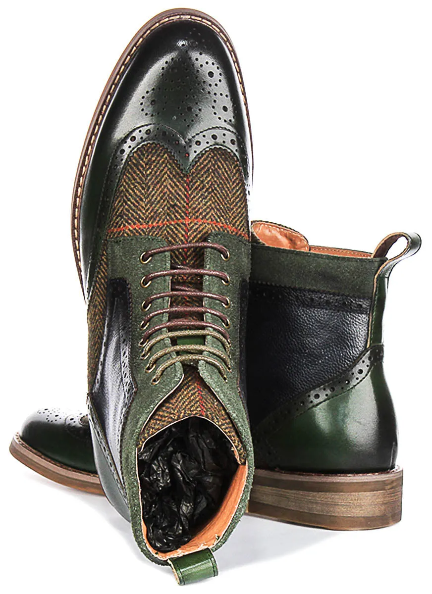 Justinreess England Teddy In Green For Men