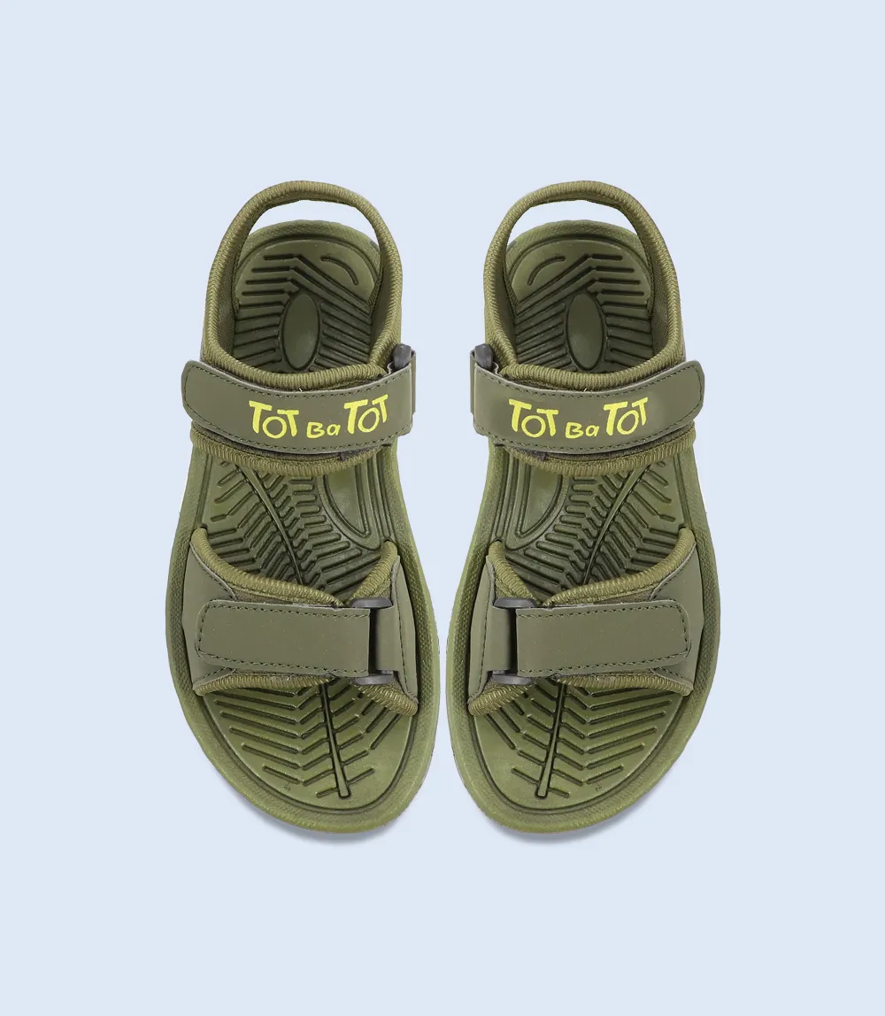 KB0158-GREEN-Boy Sandal