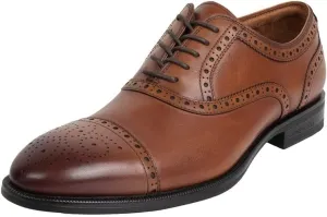 Kenneth Cole New York Men's Futurepod Lace Up Oxford, Cognac, 9 M US