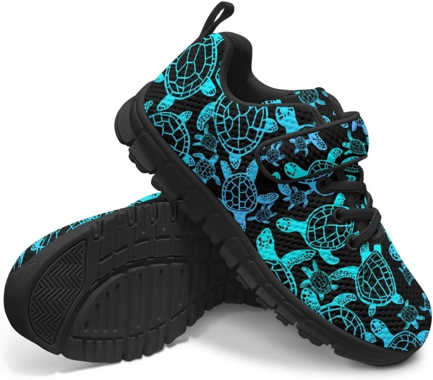 Kids Lightweight Strap Athletic Tennis Shoes Animal Sneakers Breathable Sports Running Walking Shoes for Boys Girls US 11-15
