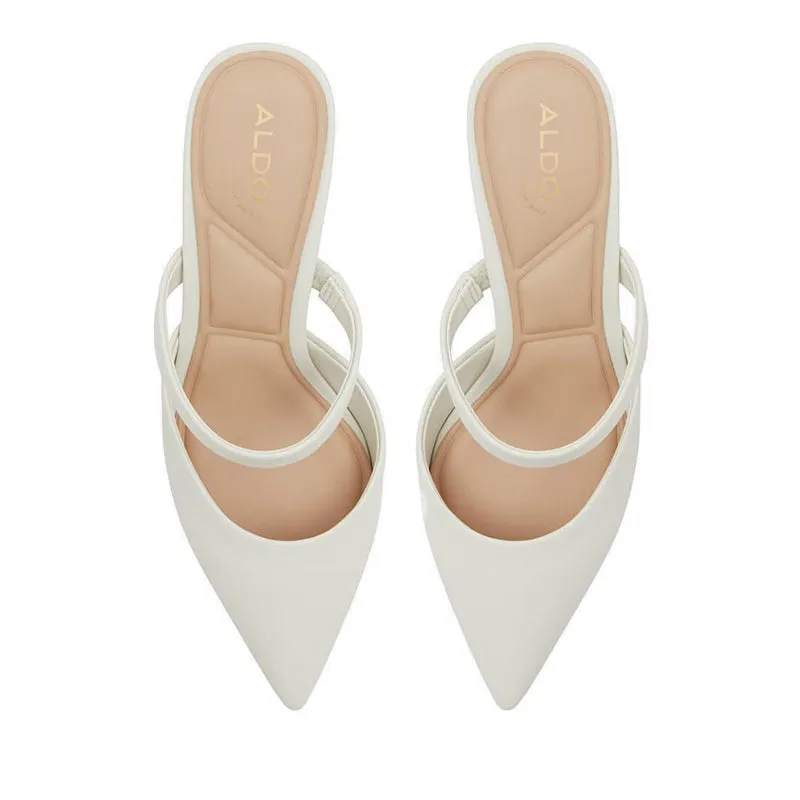 Kinski Women Heeled Mule - White/Bone
