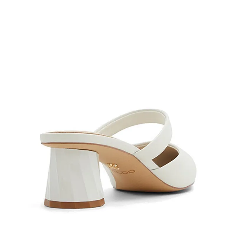 Kinski Women Heeled Mule - White/Bone