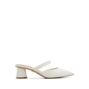 Kinski Women Heeled Mule - White/Bone