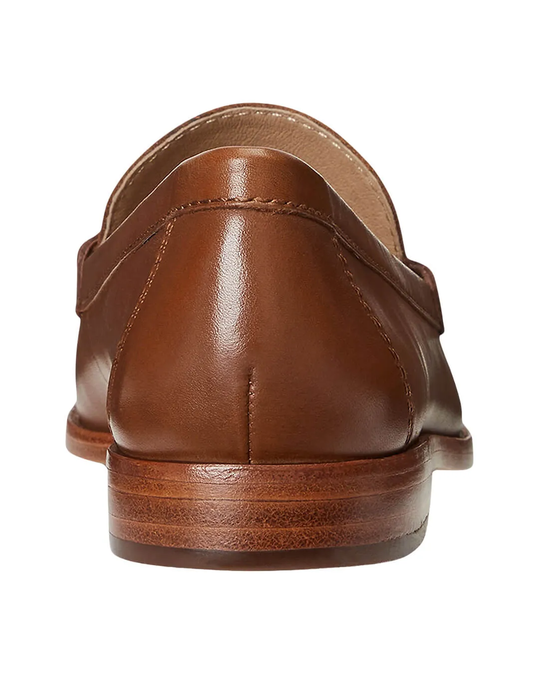 Lauren by Ralph Lauren Brown Wynnie Burnished Leather Loafer