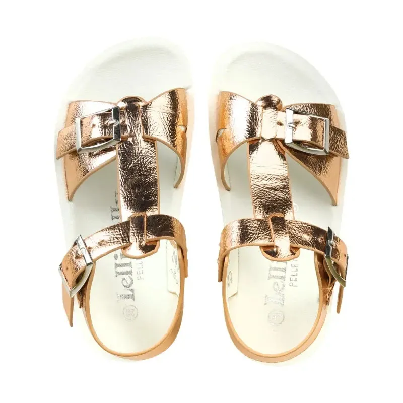 Lelli Kelly Gold Metallic Buckle Sandal