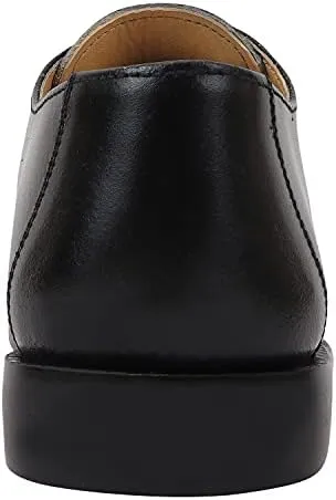 LIBERTYZENO Boys Animal Print Genuine Leather Kids Lace Up Oxford Dress Shoes for Prom Graduation