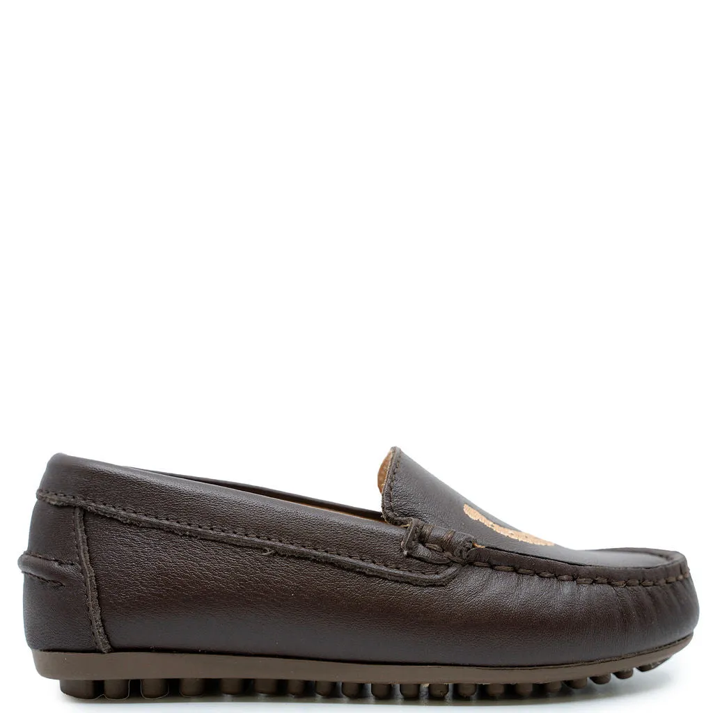 LMDI Brown Horseshoe Loafer
