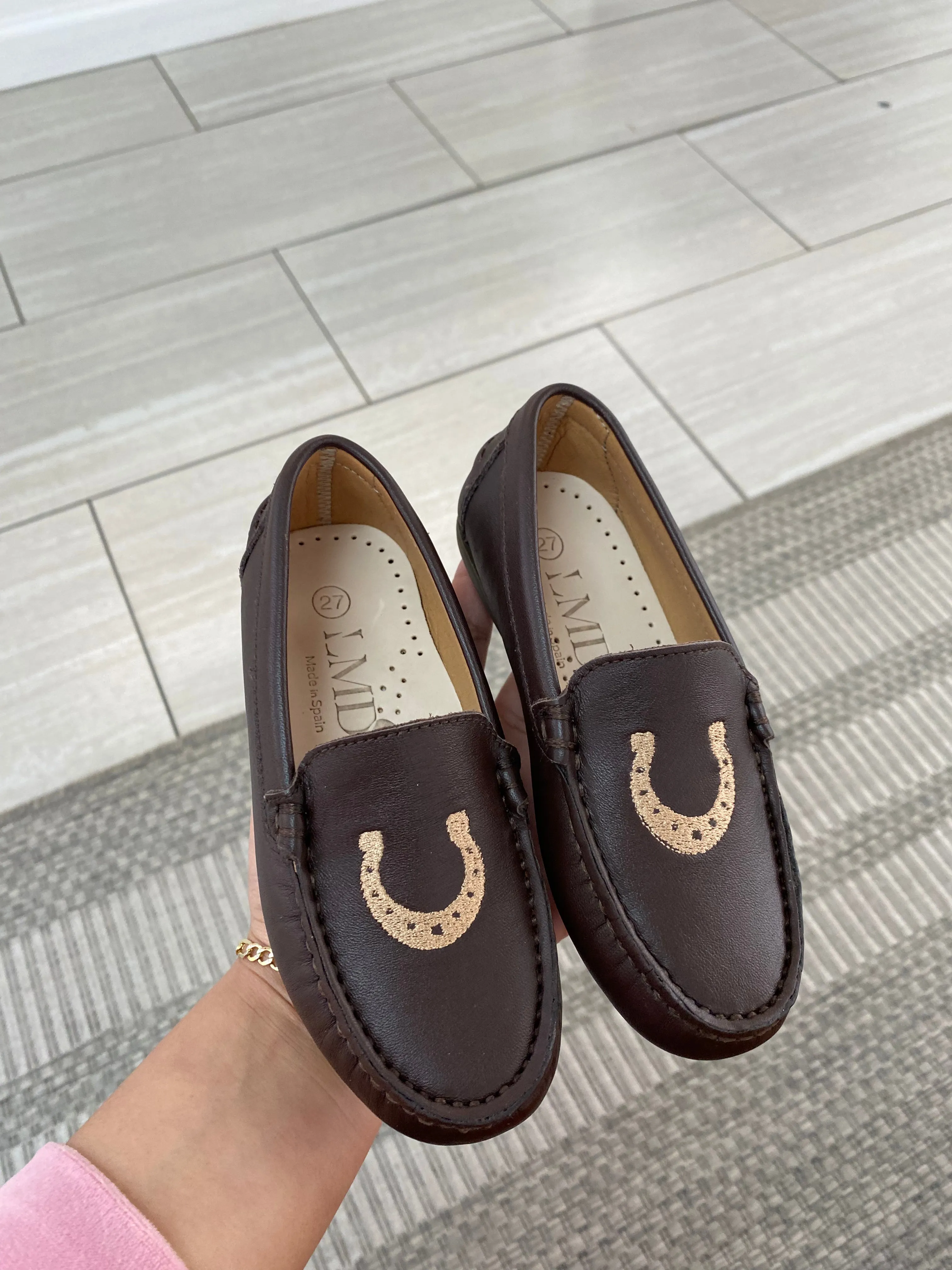 LMDI Brown Horseshoe Loafer