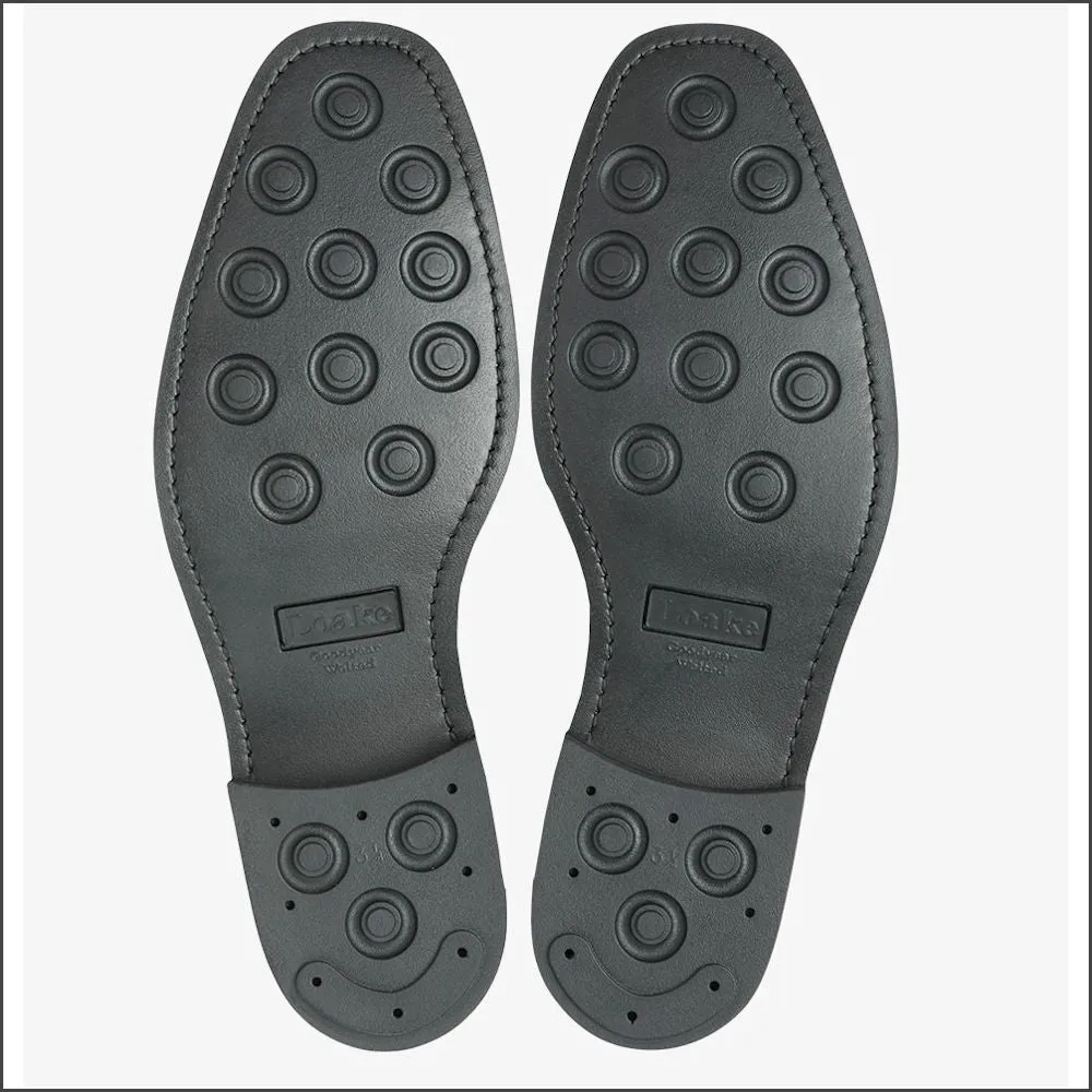Loake 302 Black Classic Brogue Oxford Shoe@