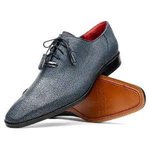 Marco Di Milano Pannuci in Navy Stingray Oxford Dress Shoes