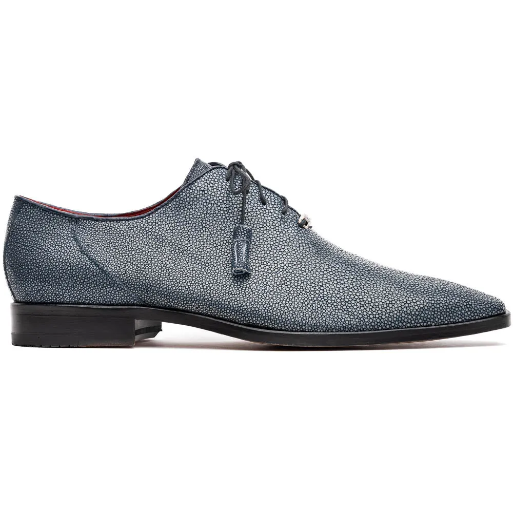 Marco Di Milano Pannuci in Navy Stingray Oxford Dress Shoes