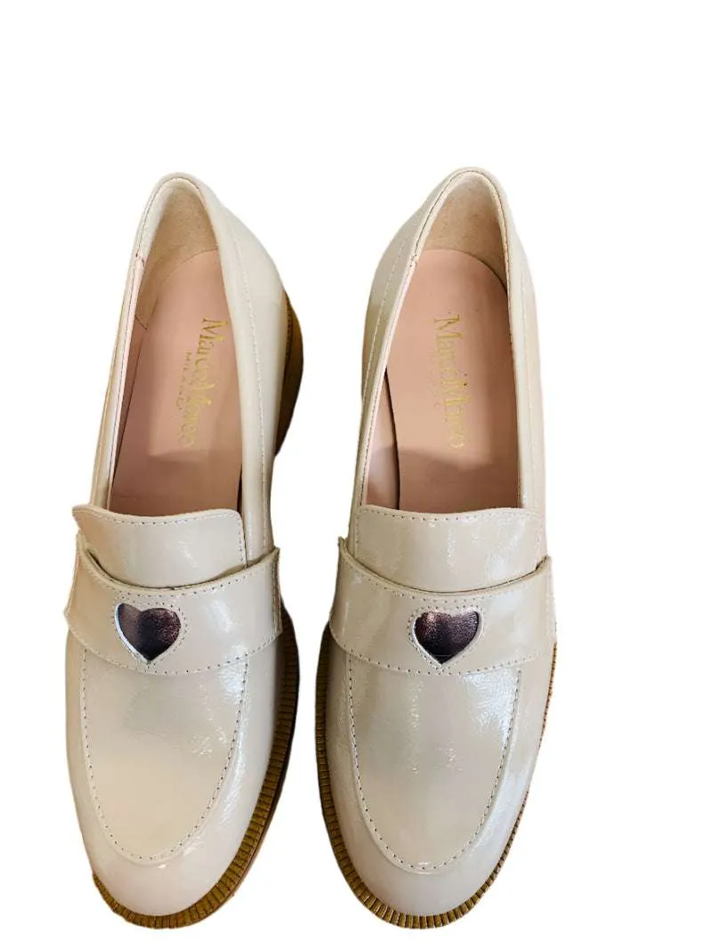 Marco Moreo Taupe Patent Loafer|MG1232JP