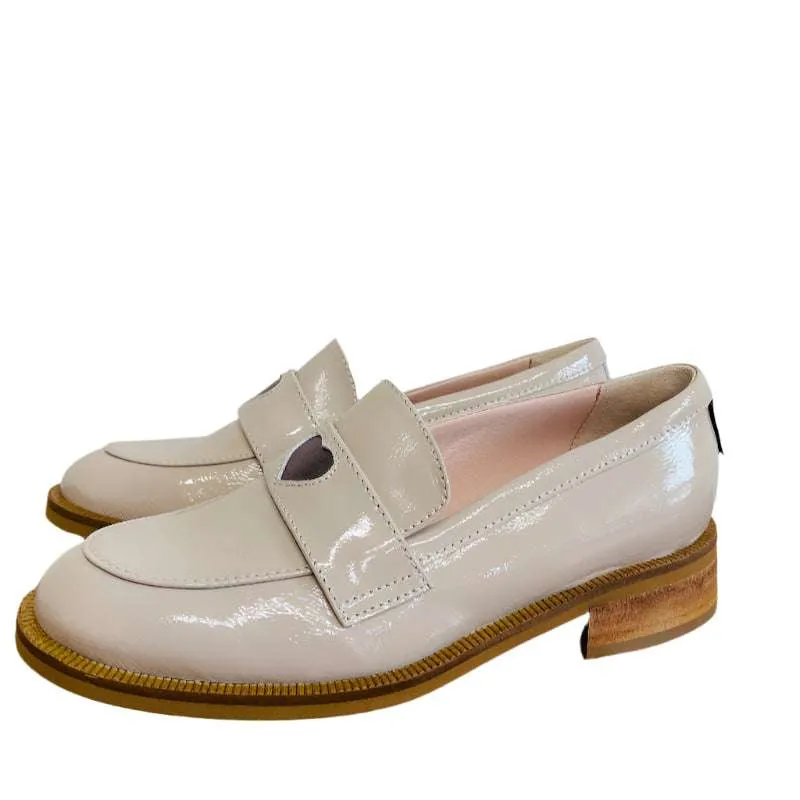 Marco Moreo Taupe Patent Loafer|MG1232JP
