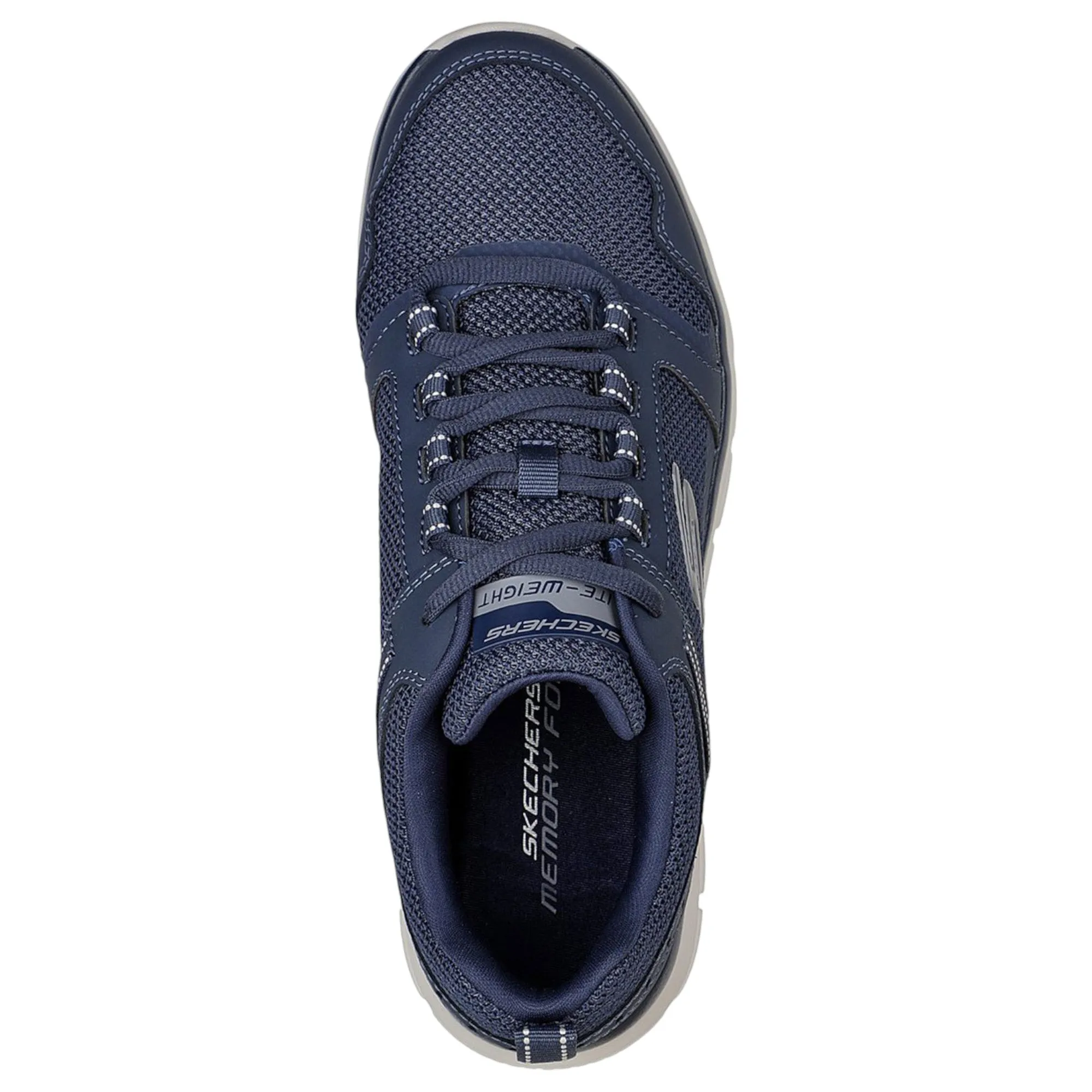 Mens Skechers Track - Knockhill Navy Athletic Shoes