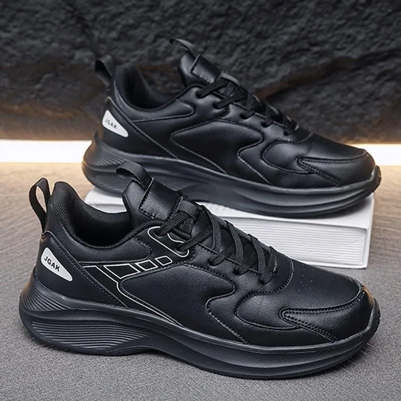 Mens Trainers Running Walking Mesh Slip On Shoes Lightweight Comfortable Badminton Gym Tennis Sneakers Non-Slip Sole